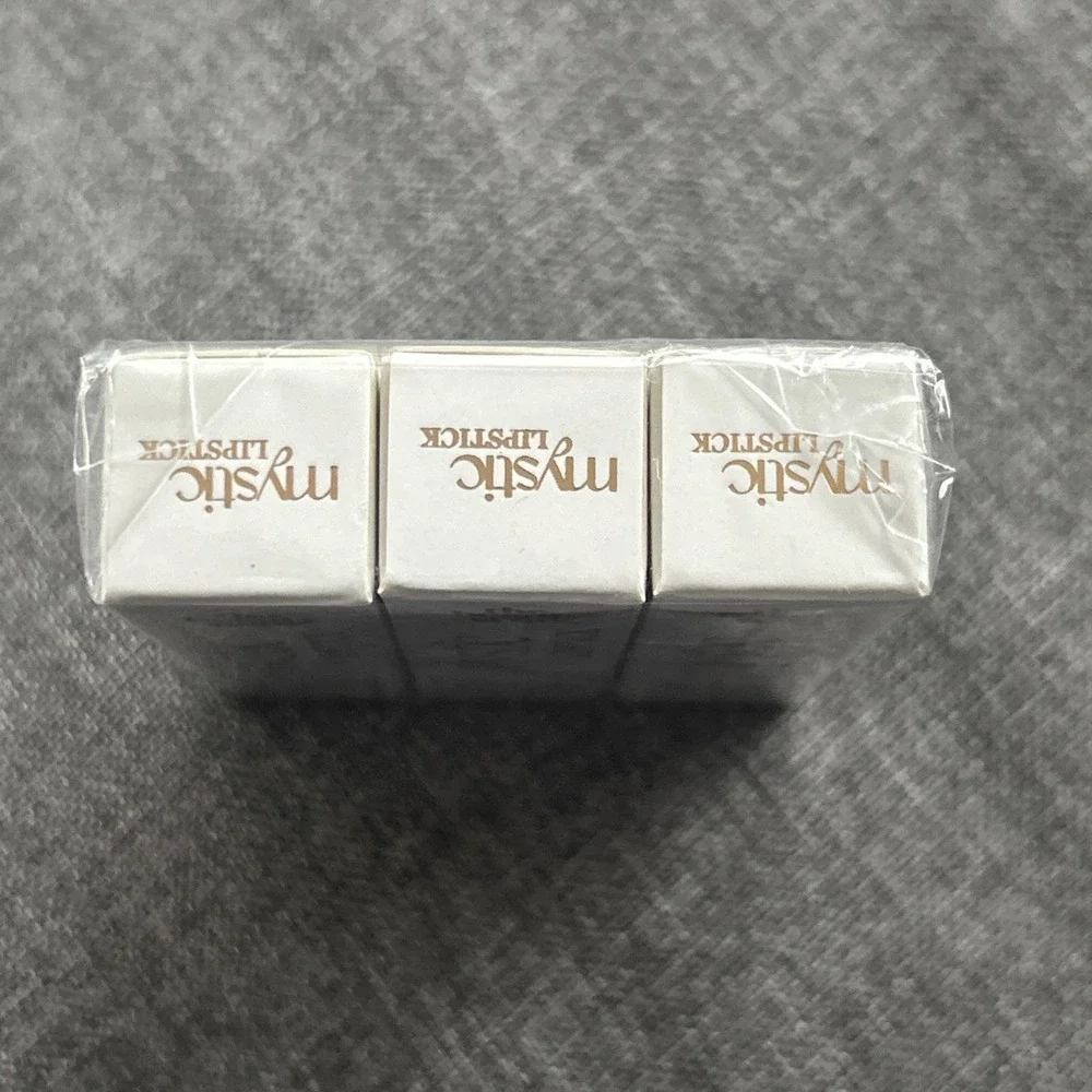 (3)The Beauty Spy Custom Color Hydrating Lipstick .15 oz NIB (Gold Flower)